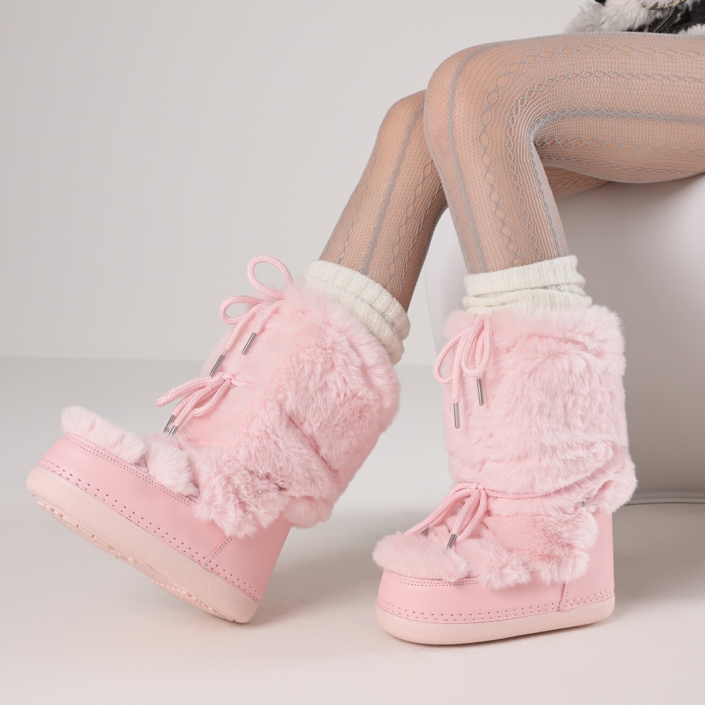 Waterproof Winter Boot - Bottes fourrées pour femmes, à bout