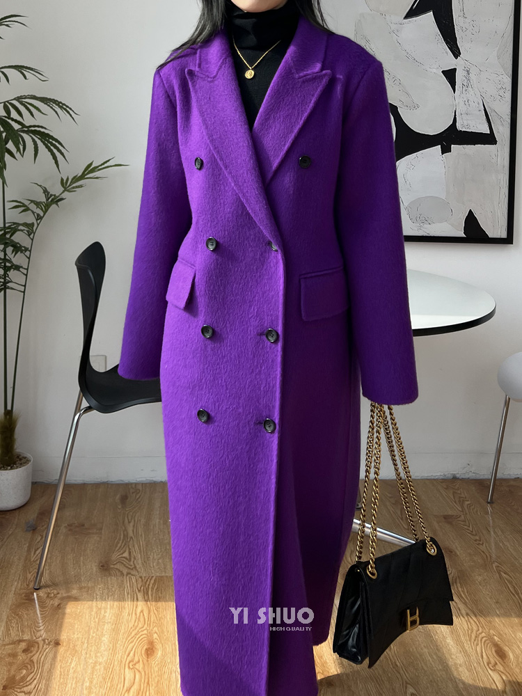 Wool Coat Peacoat - Manteau en laine Double face épais