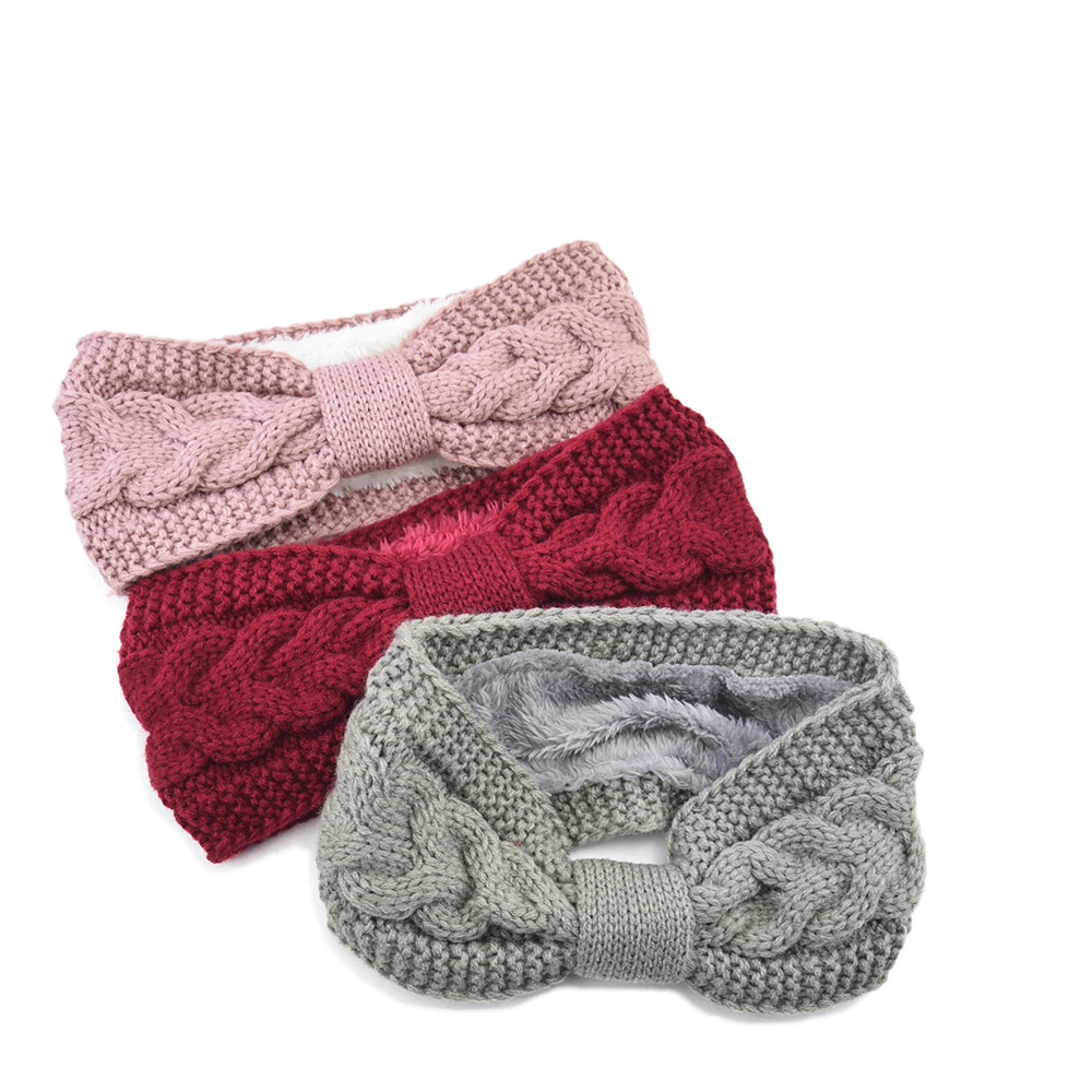 Winter Headband Fleece - Nouveau bandeau doublé polaire flou pour