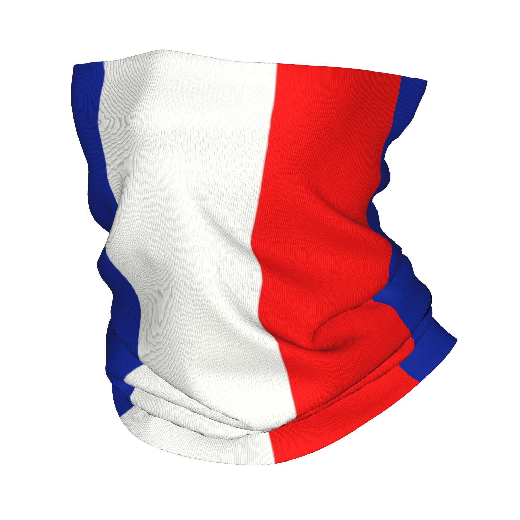 Neck Gaiter Fleece - Bandana personnalisé drapeau français, chauffe-cou d'hiver