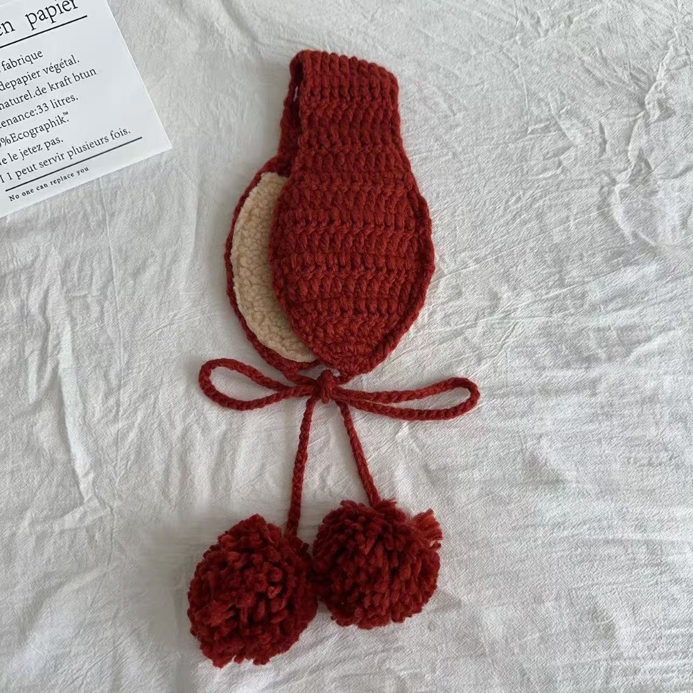 Earmuffs Foldable - Cache-oreilles d'hiver tendance, coupe-vent, à lacets,