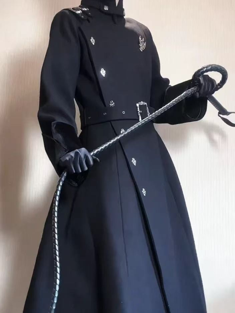 2025 hiver gothique ceinturé m - Wool Coat Peacoat avis et prix