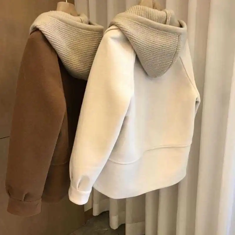 Manteau en laine à capuche pou - Wool Coat Peacoat avis et prix