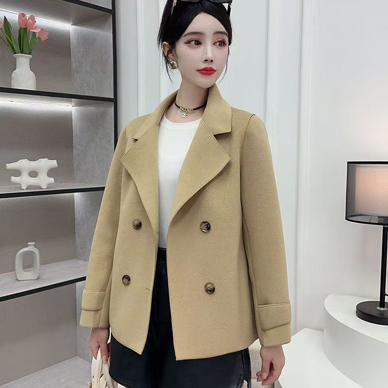 Manteau en Laine Noir Automne- - Wool Coat Peacoat avis et prix