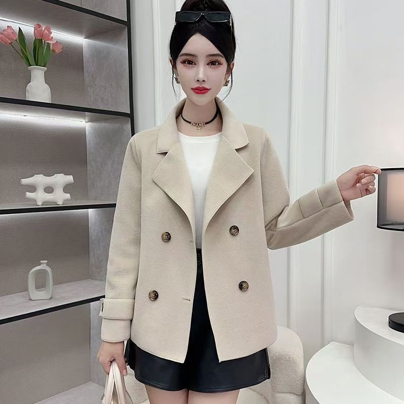 Manteau en Laine Noir Automne- - Wool Coat Peacoat avis et prix