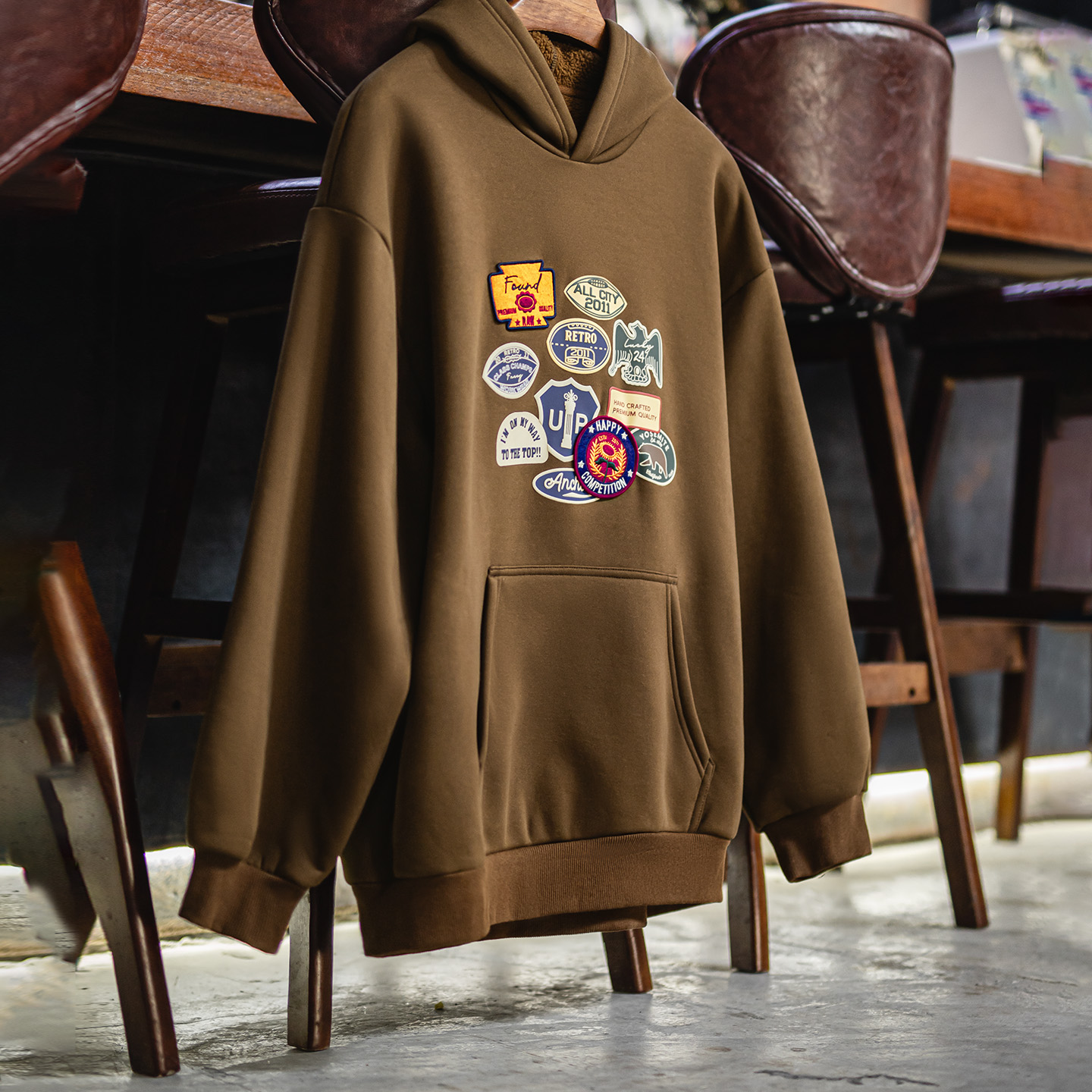 Maden Vintage hommes brodé Bad - Sherpa Hoodie Fleece avis et prix