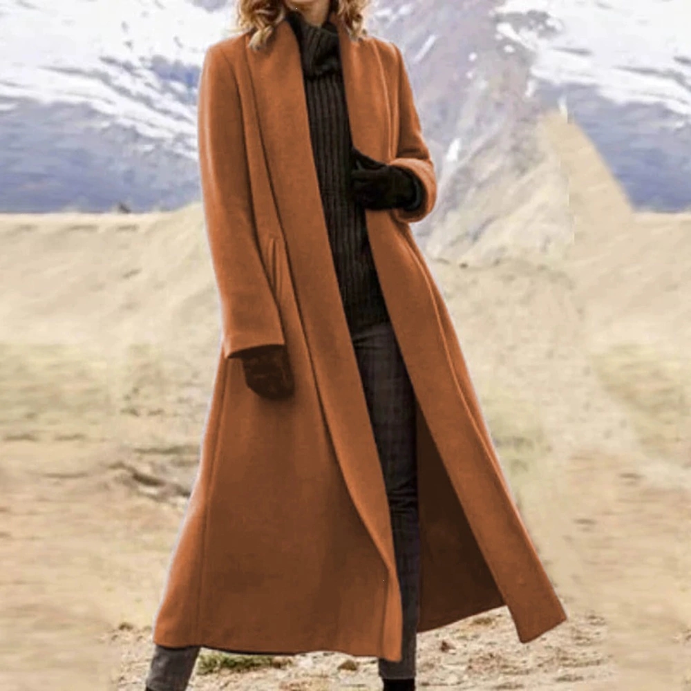 Manteau en laine extra long po - Wool Coat Peacoat avis et prix