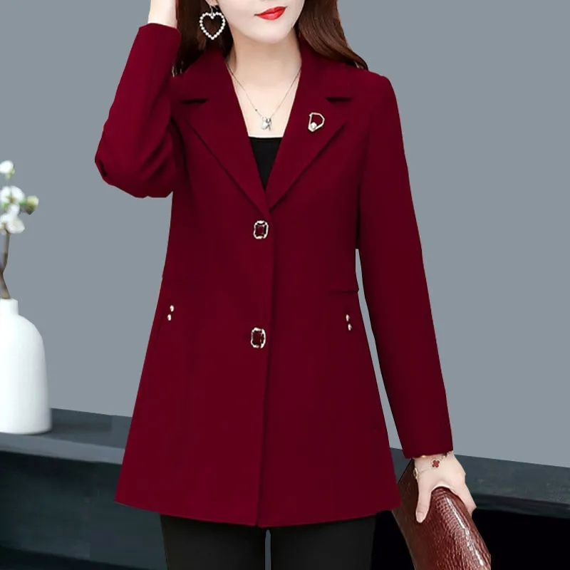Manteau court imbibé pour femm - Wool Coat Peacoat avis et prix