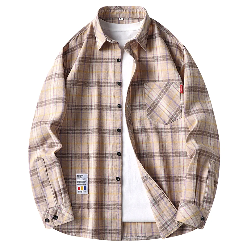 Chemises décontractées à carre - Flannel Shirt Lined avis et prix