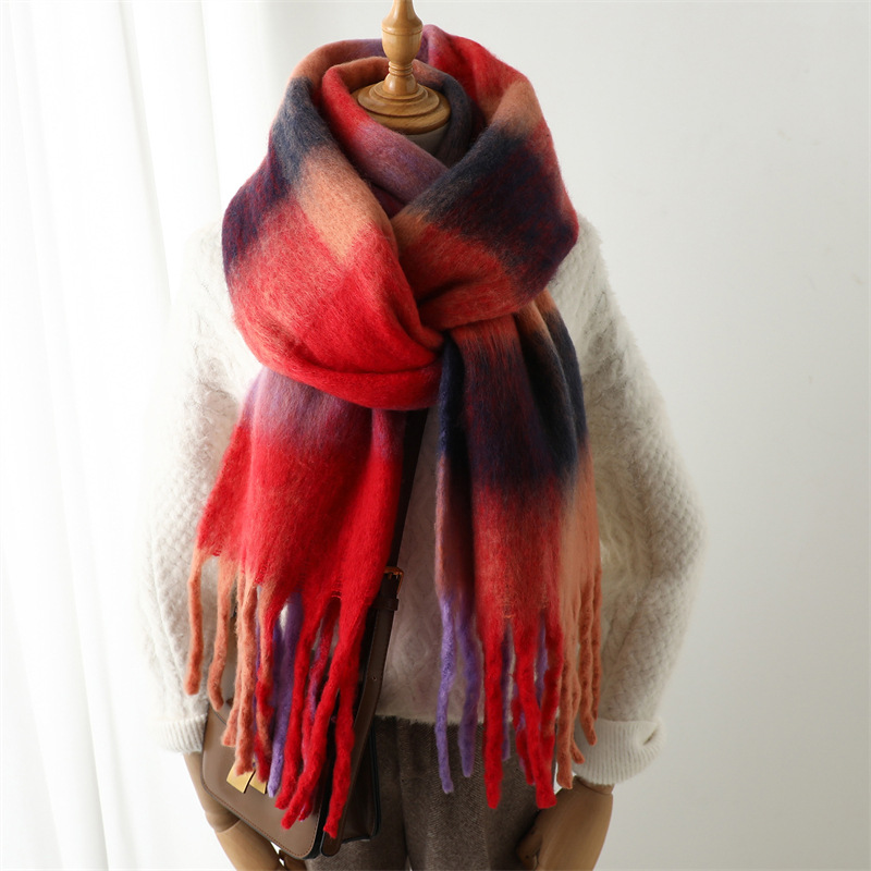 Nouvelle Écharpe à Carreaux Au - Wool Scarf Men avis et prix