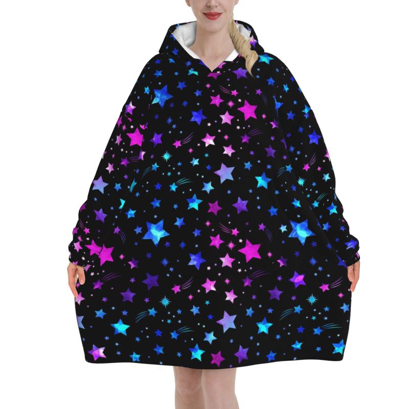 Couverture à capuche portable  - Sherpa Hoodie Fleece avis et prix